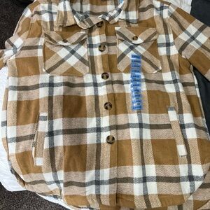 Golden/Tan Plaid Jacket